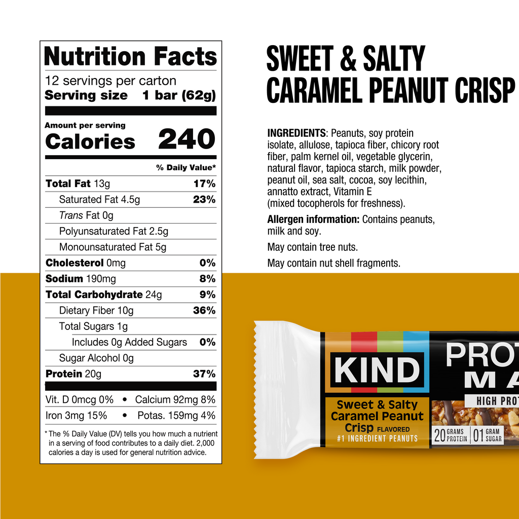 Sweet & Salty Caramel Peanut Crisp